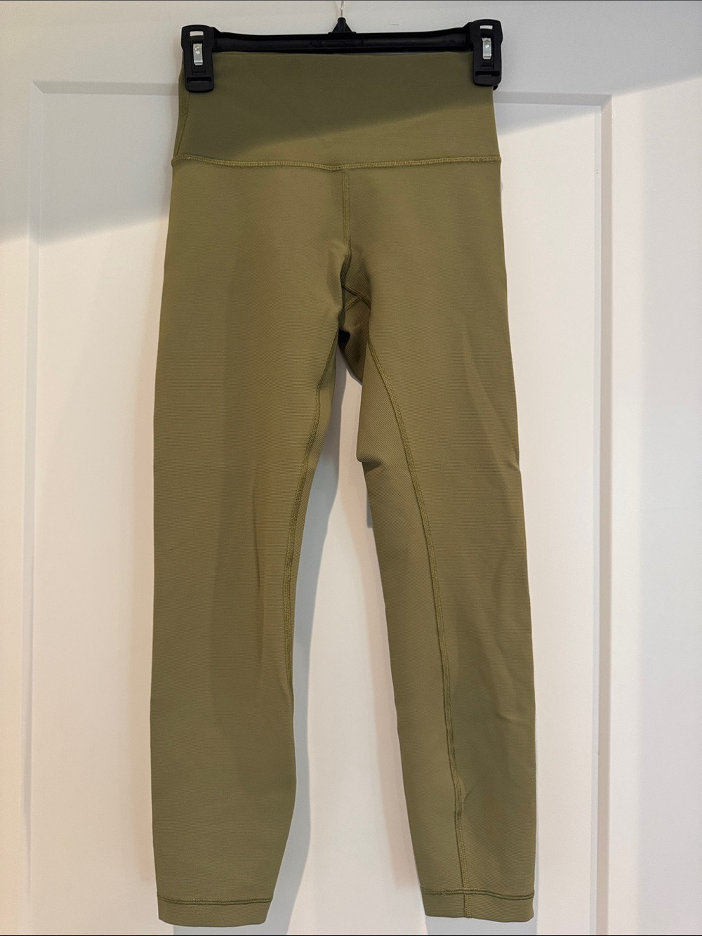 lululemon athletica Olive Green High-Rise cropped Leggings